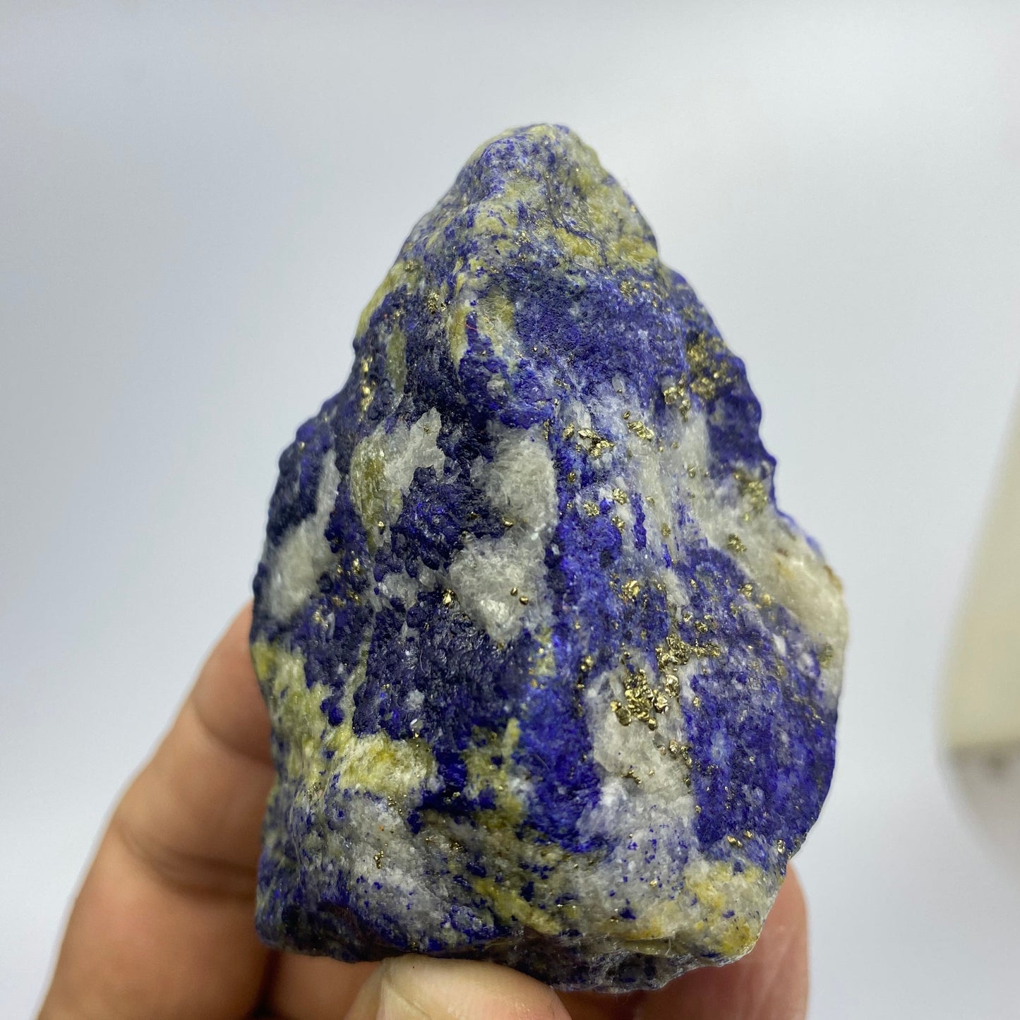 Lapis Lazuli, Lazurite, Afghanistan Minerals, 134g, Rough Gemstone, Royal Blue Lapis, Pyrite Inclusions, Lapidary Rough, Cabinet Specimen