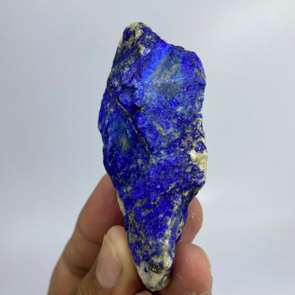 Lapis Lazuli, Lazurite, Afghanistan Minerals, 114g, Rough Gemstone, Royal Blue Lapis, Pyrite Inclusions, Lapidary Rough, Cabinet Specimen
