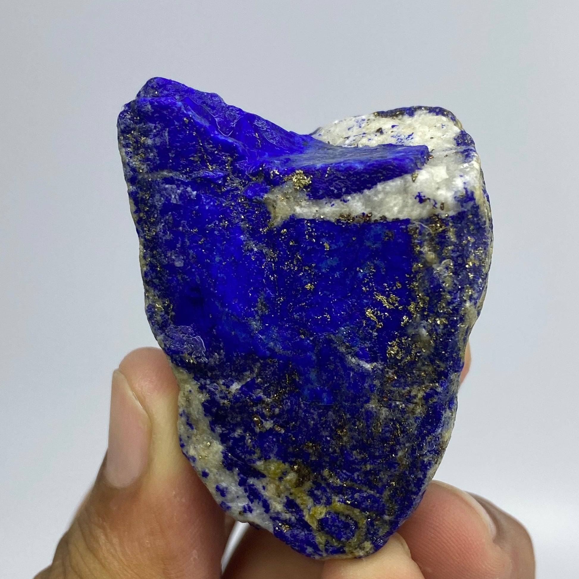 Lapis Lazuli, Lazurite, Afghanistan Minerals Rough Gemstone, Royal Blue Lapis, Pyrite Inclusions, Lapidary Rough, Cabinet Specimen