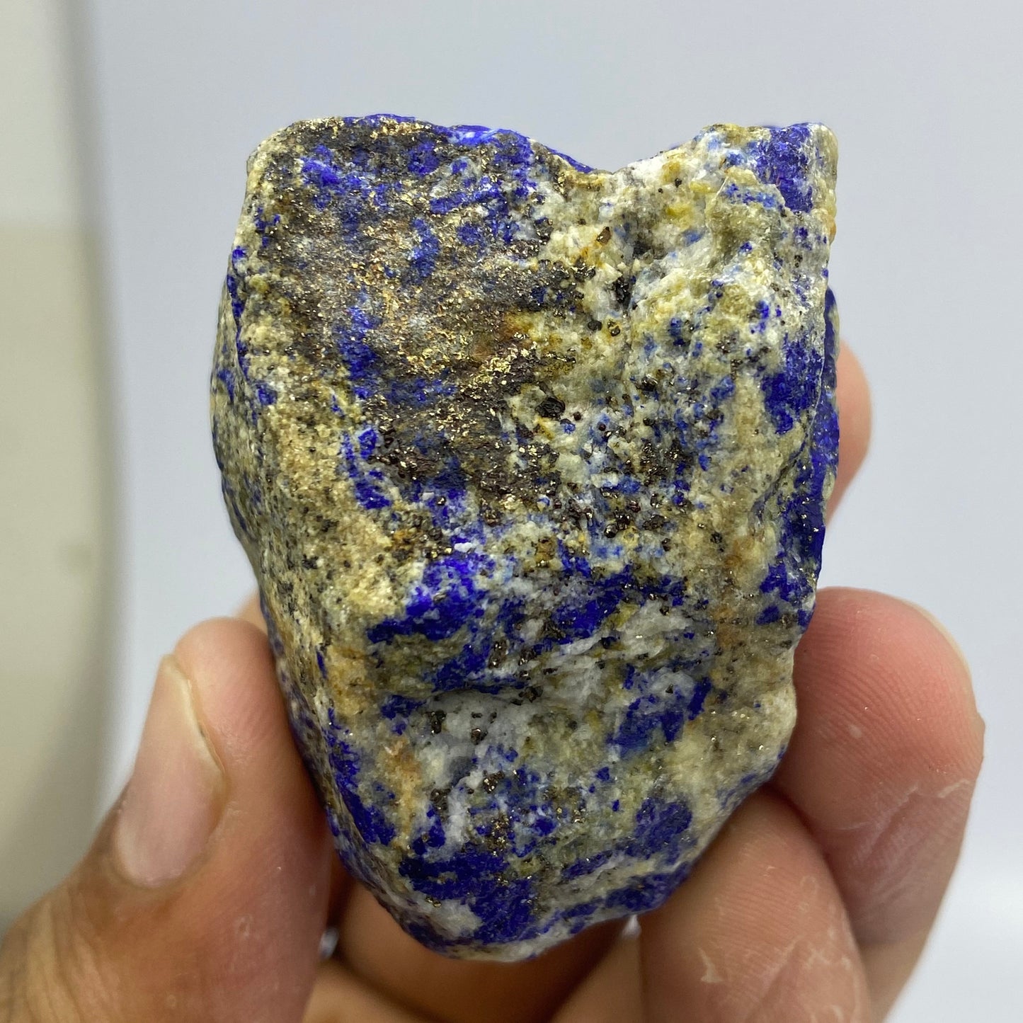Lapis Lazuli, Lazurite, Afghanistan Minerals Rough Gemstone, Royal Blue Lapis, Pyrite Inclusions, Lapidary Rough, Cabinet Specimen