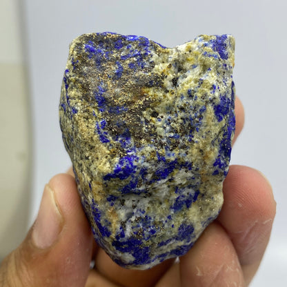 Lapis Lazuli, Lazurite, Afghanistan Minerals Rough Gemstone, Royal Blue Lapis, Pyrite Inclusions, Lapidary Rough, Cabinet Specimen