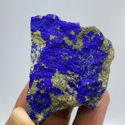 Lapis Lazuli, Lazurite, Afghanistan Minerals, 114g, Rough Gemstone, Royal Blue Lapis, Pyrite Inclusions, Lapidary Rough, Cabinet Specimen
