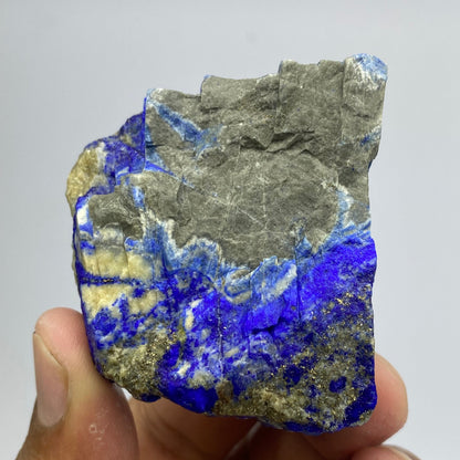 Lapis Lazuli, Lazurite, Afghanistan Minerals, 114g, Rough Gemstone, Royal Blue Lapis, Pyrite Inclusions, Lapidary Rough, Cabinet Specimen