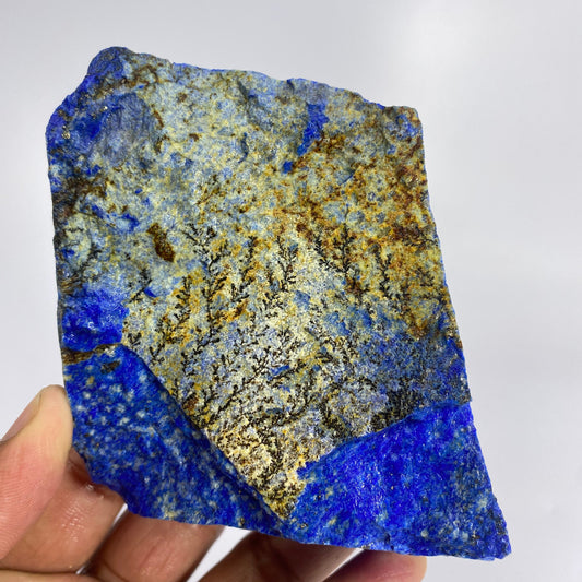 Lapis Lazuli, Lazurite, Afghanistan Minerals, 700g, Rough Gemstone, Royal Blue Lapis, Pyrite Inclusions, Lapidary Rough, Cabinet Specimen