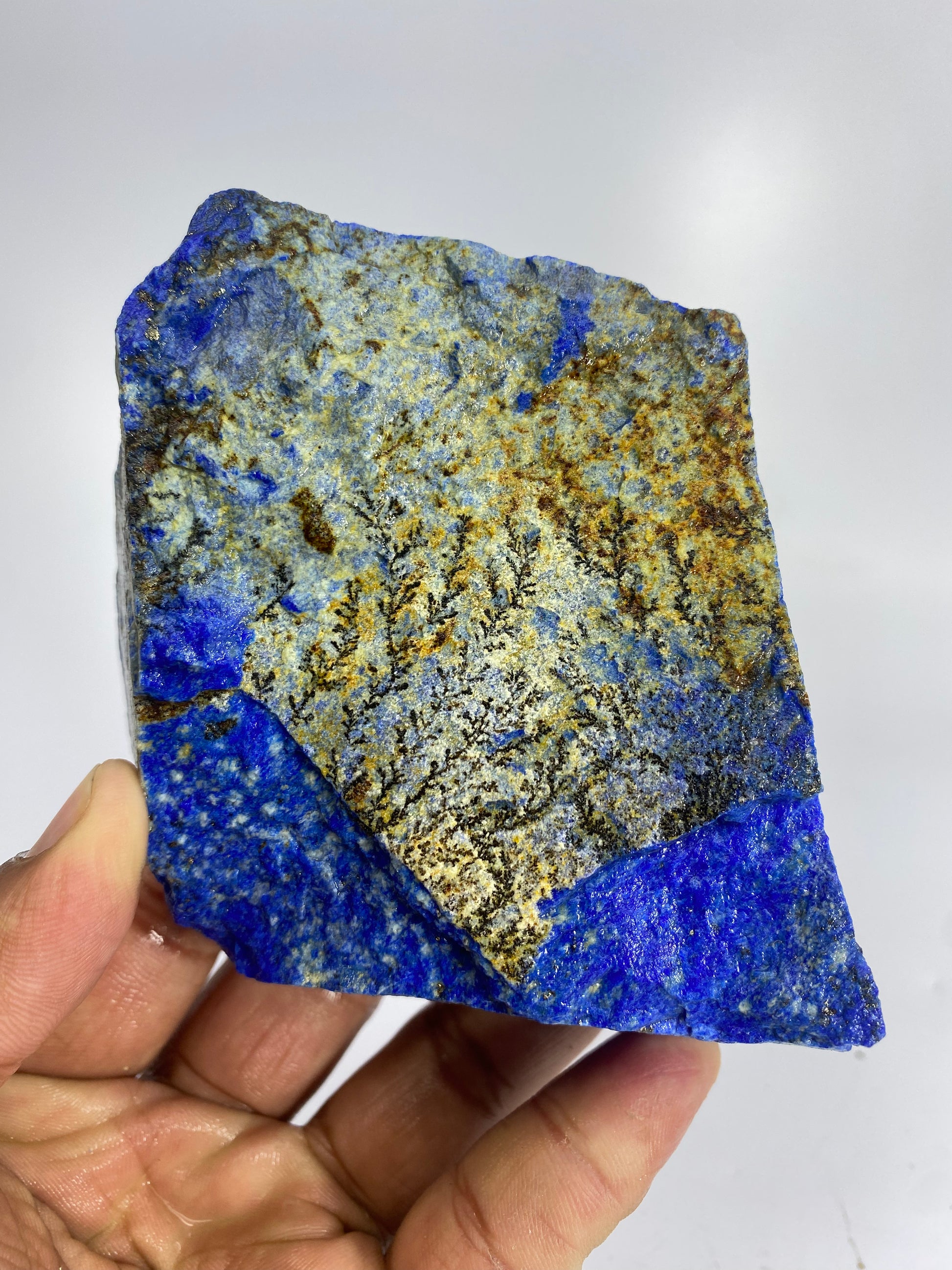 Lapis Lazuli, Lazurite, Afghanistan Minerals, 700g, Rough Gemstone, Royal Blue Lapis, Pyrite Inclusions, Lapidary Rough, Cabinet Specimen