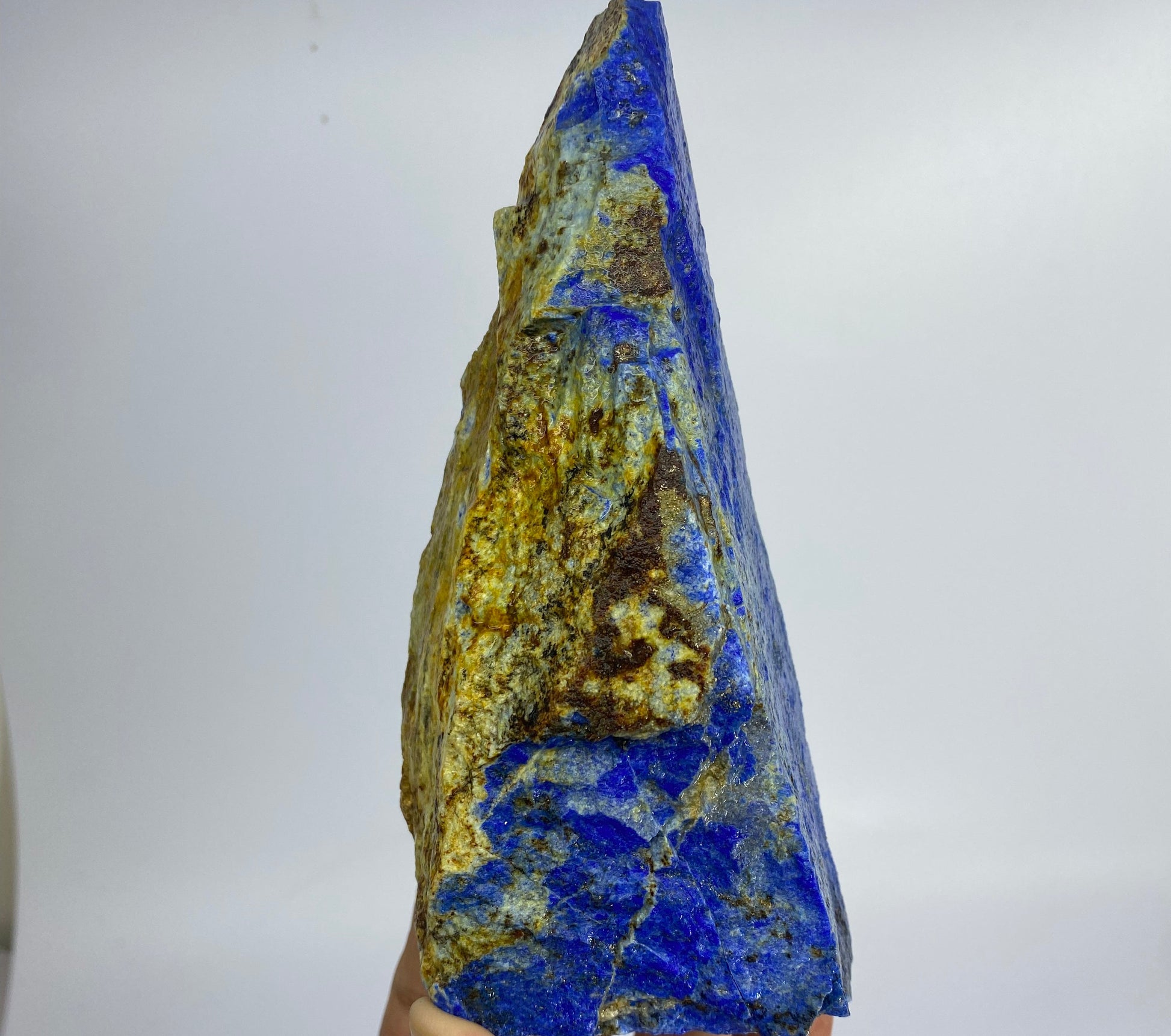 Lapis Lazuli, Lazurite, Afghanistan Minerals, 700g, Rough Gemstone, Royal Blue Lapis, Pyrite Inclusions, Lapidary Rough, Cabinet Specimen