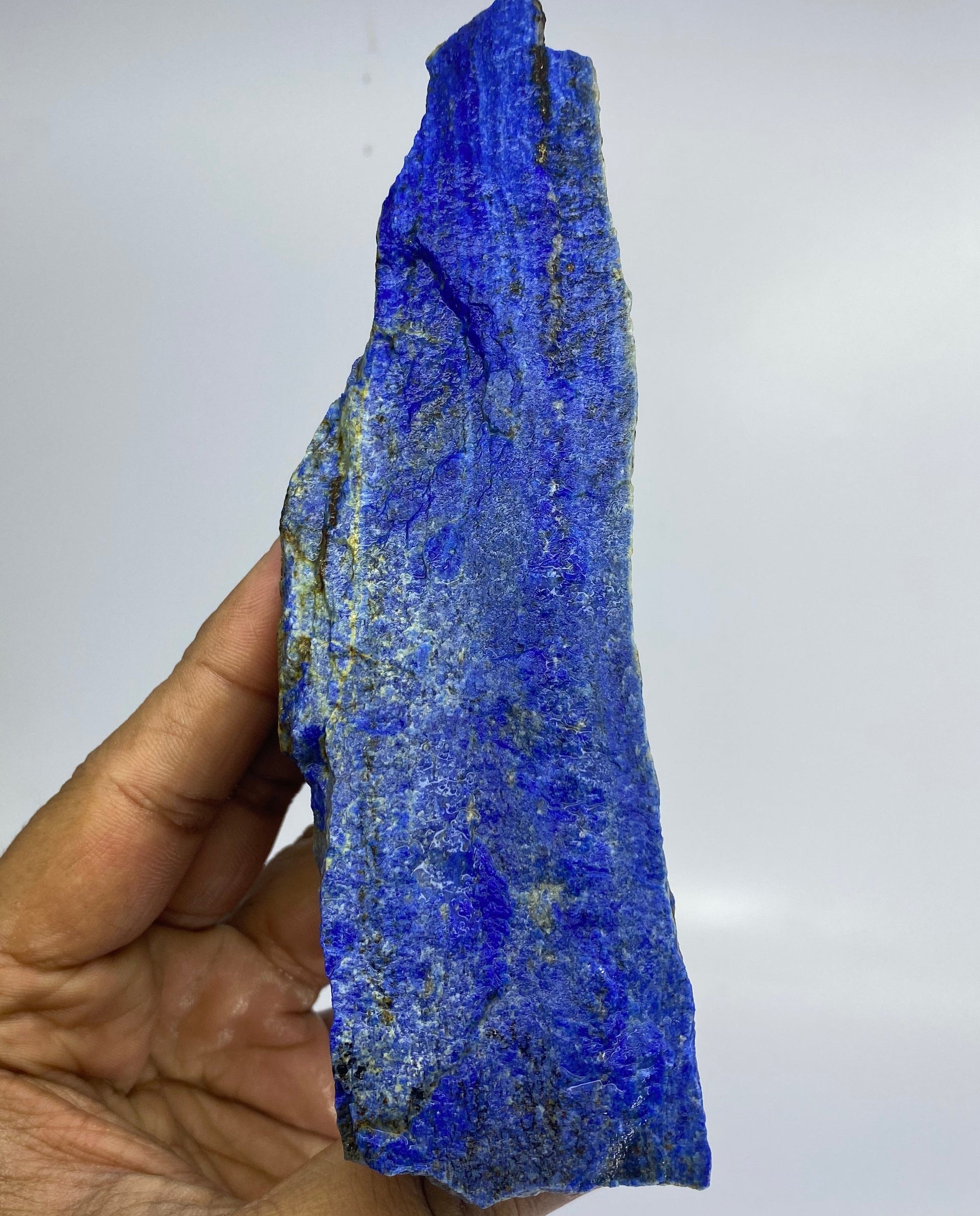 Lapis Lazuli, Lazurite, Afghanistan Minerals, 700g, Rough Gemstone, Royal Blue Lapis, Pyrite Inclusions, Lapidary Rough, Cabinet Specimen