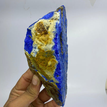 Lapis Lazuli, Lazurite, Afghanistan Minerals, 550g, Rough Gemstone, Royal Blue Lapis, Pyrite Inclusions, Lapidary Rough, Cabinet Specimen