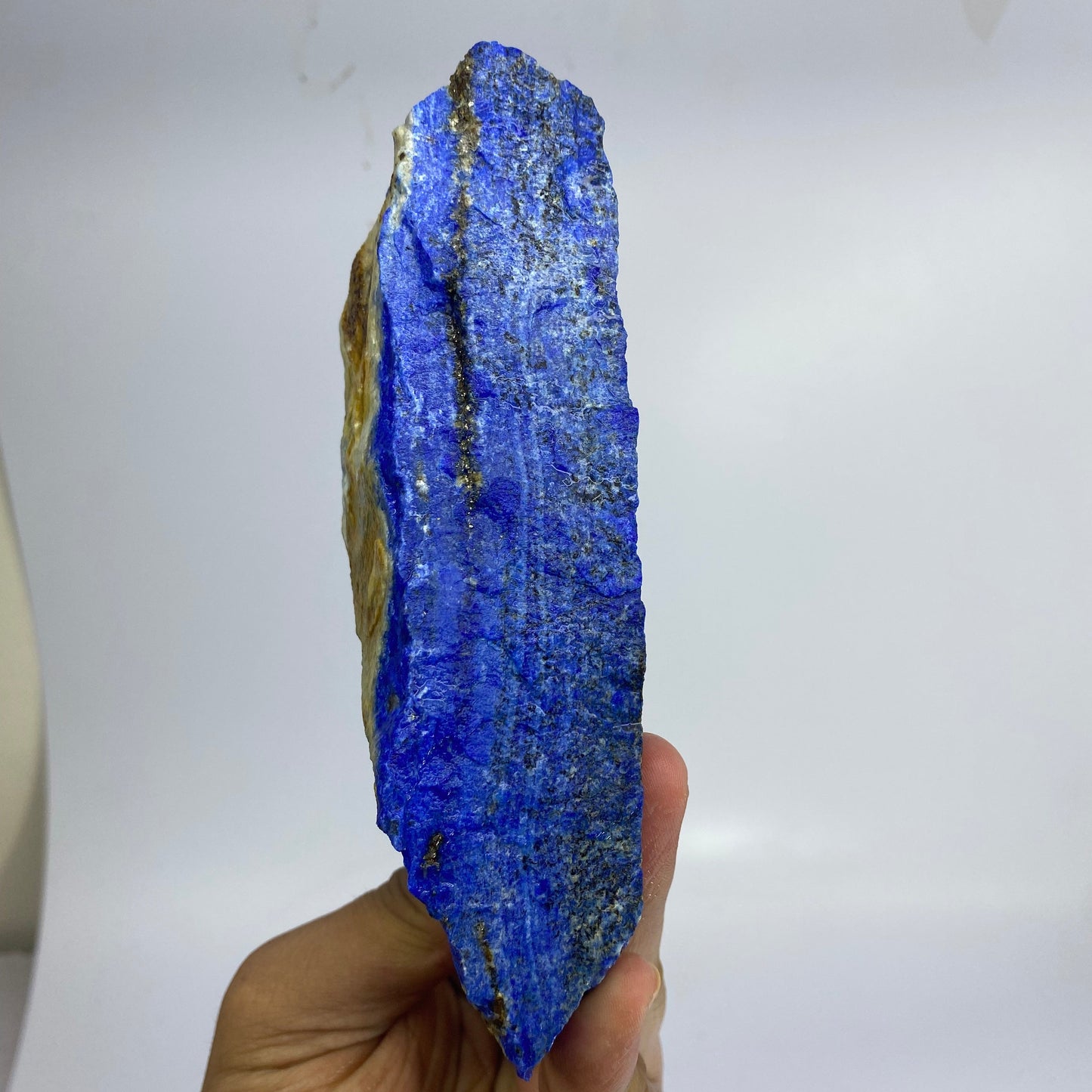 Lapis Lazuli, Lazurite, Afghanistan Minerals, 550g, Rough Gemstone, Royal Blue Lapis, Pyrite Inclusions, Lapidary Rough, Cabinet Specimen