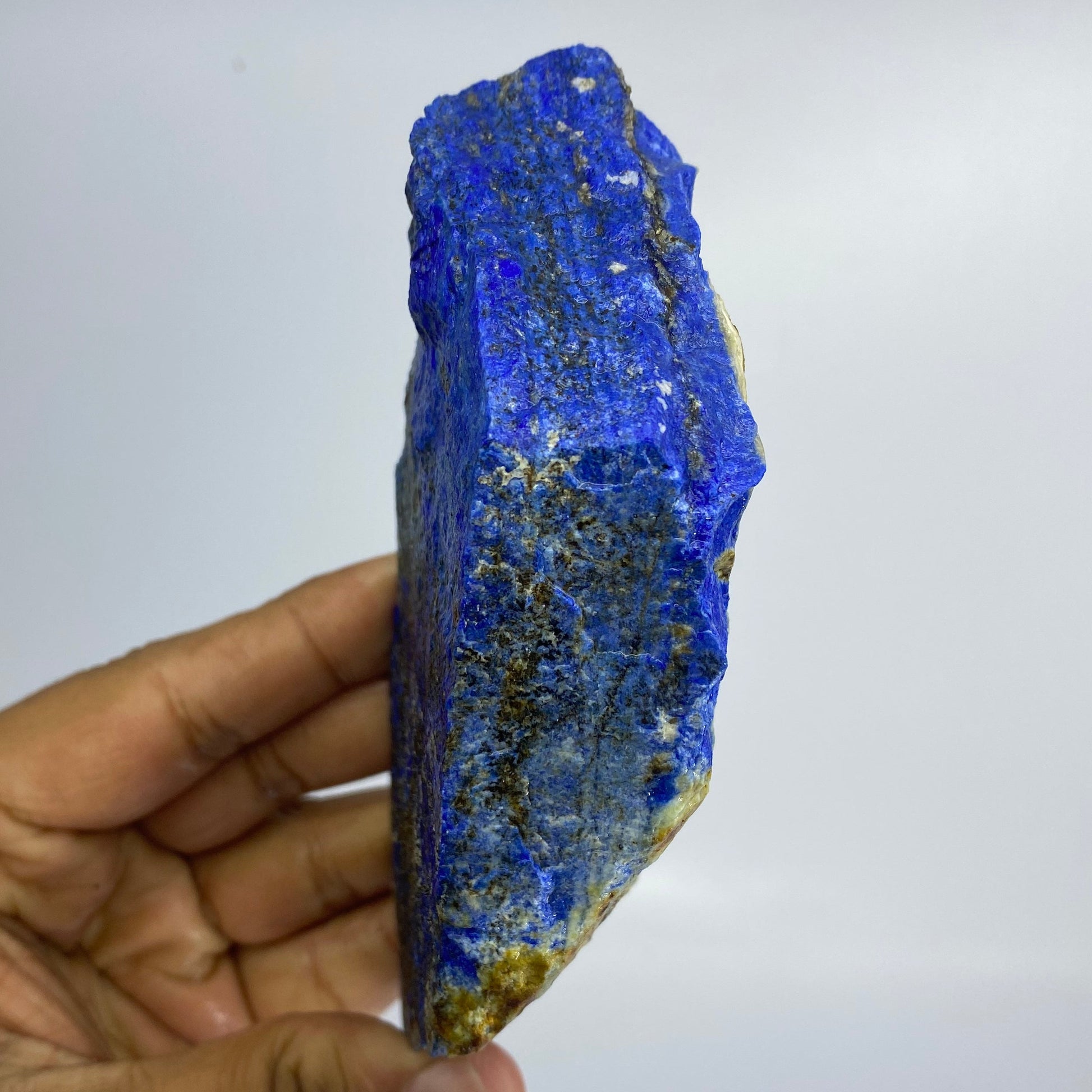 Lapis Lazuli, Lazurite, Afghanistan Minerals, 550g, Rough Gemstone, Royal Blue Lapis, Pyrite Inclusions, Lapidary Rough, Cabinet Specimen