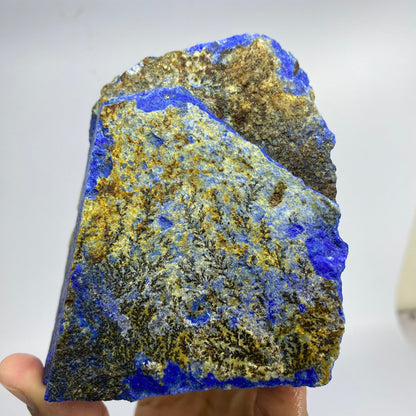 Lapis Lazuli, Lazurite, Afghanistan Minerals, 900g, Rough Gemstone, Royal Blue Lapis, Pyrite Inclusions, Lapidary Rough, Cabinet Specimen