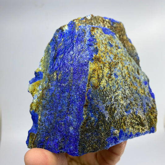 Lapis Lazuli, Lazurite, Afghanistan Minerals, 900g, Rough Gemstone, Royal Blue Lapis, Pyrite Inclusions, Lapidary Rough, Cabinet Specimen