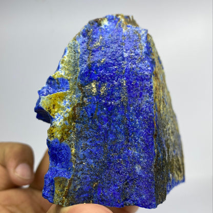 Lapis Lazuli, Lazurite, Afghanistan Minerals, 900g, Rough Gemstone, Royal Blue Lapis, Pyrite Inclusions, Lapidary Rough, Cabinet Specimen