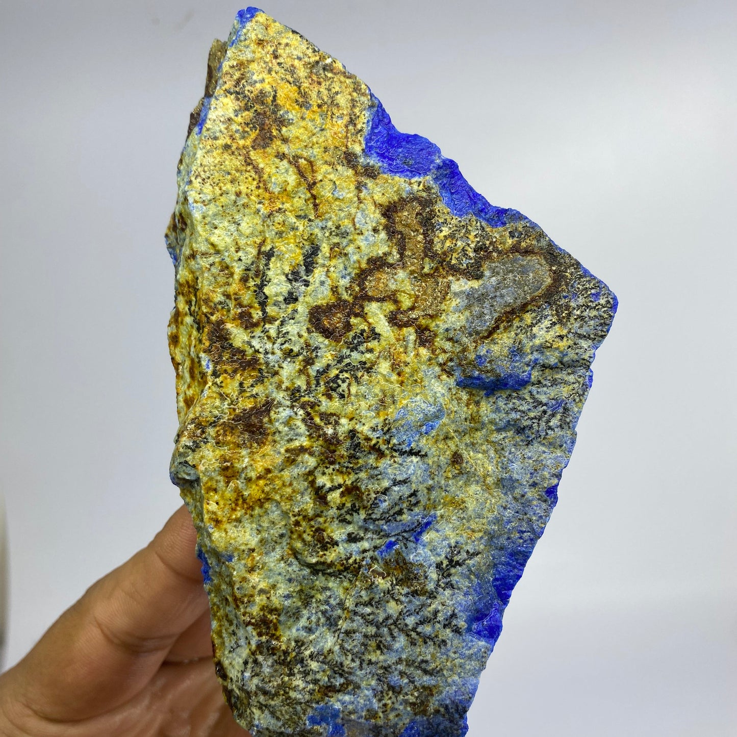 Lapis Lazuli, Lazurite, Afghanistan Minerals, 600g, Rough Gemstone, Royal Blue Lapis, Pyrite Inclusions, Lapidary Rough, Cabinet Specimen