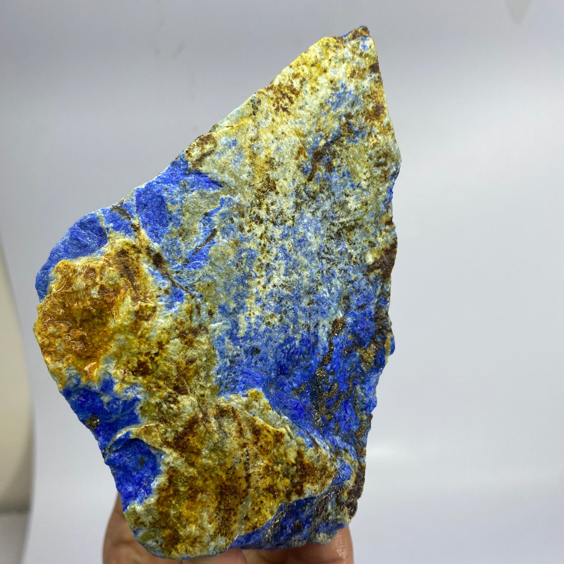 Lapis Lazuli, Lazurite, Afghanistan Minerals, 600g, Rough Gemstone, Royal Blue Lapis, Pyrite Inclusions, Lapidary Rough, Cabinet Specimen
