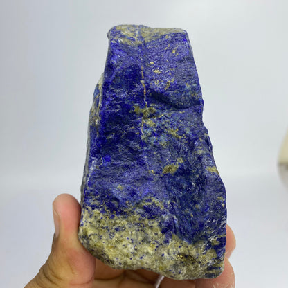 Lapis Lazuli, Lazurite, Afghanistan Minerals, 380g, Rough Gemstone, Royal Blue Lapis, Pyrite Inclusions, Lapidary Rough, Large Cabinet Specimen, Investment Grade