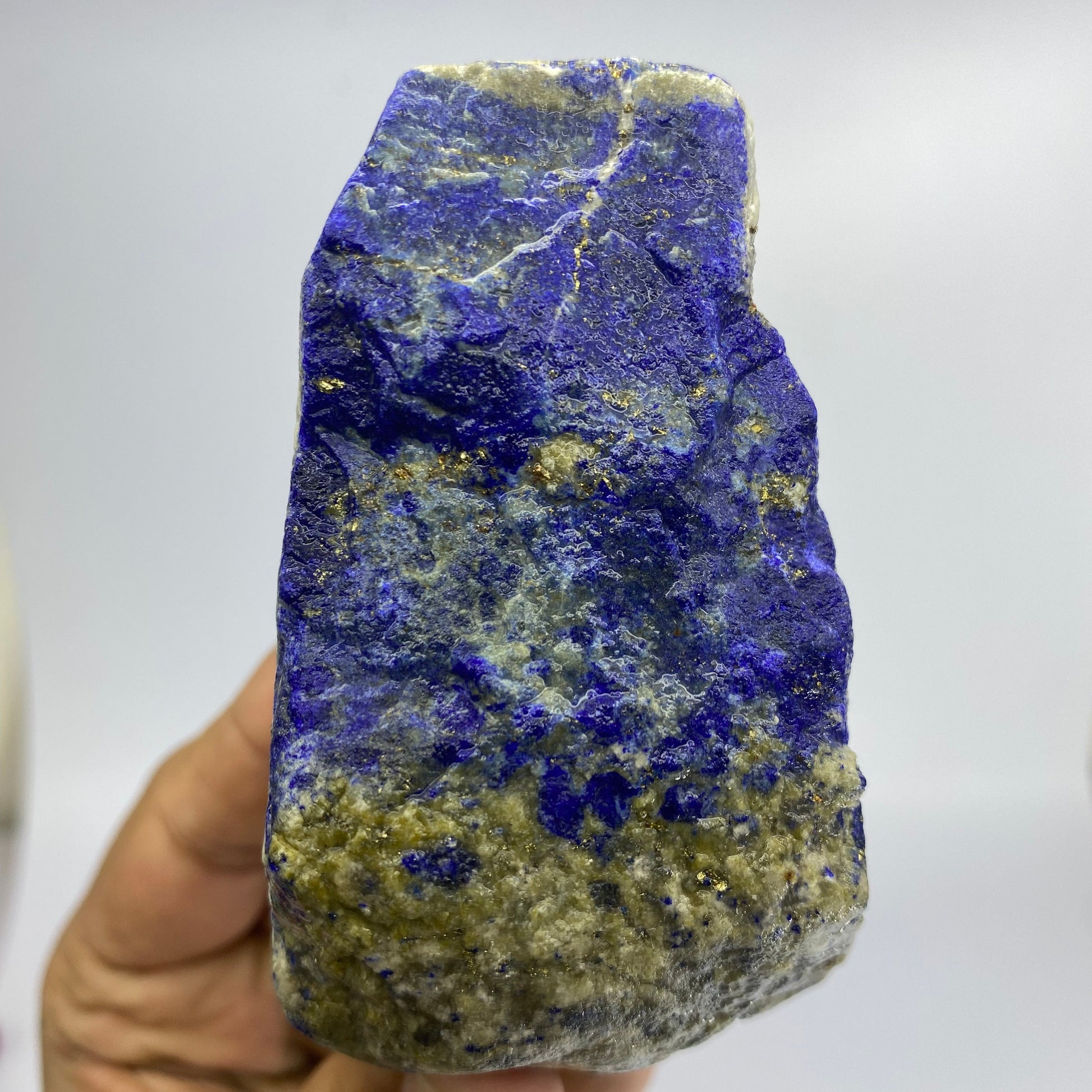 Lapis Lazuli, Lazurite, Afghanistan Minerals, 380g, Rough Gemstone, Royal Blue Lapis, Pyrite Inclusions, Lapidary Rough, Large Cabinet Specimen, Investment Grade