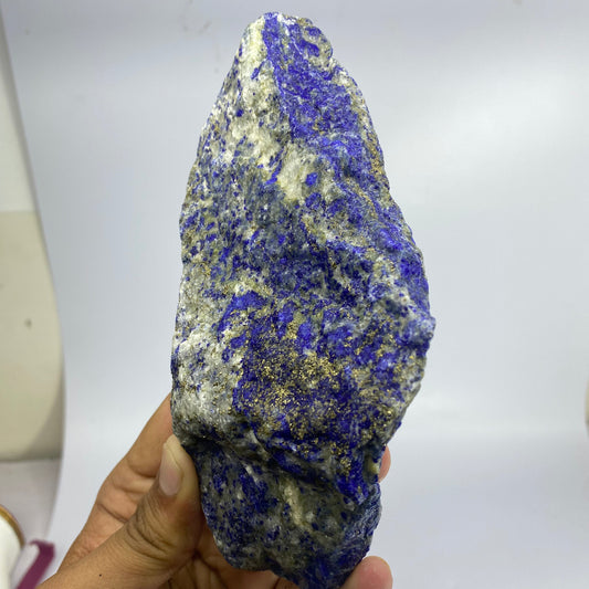 Lapis Lazuli, Lazurite, Afghanistan Minerals, Rough Gemstone, Royal Blue Lapis, Pyrite Inclusions, Lapidary Rough, Cabinet Specimen