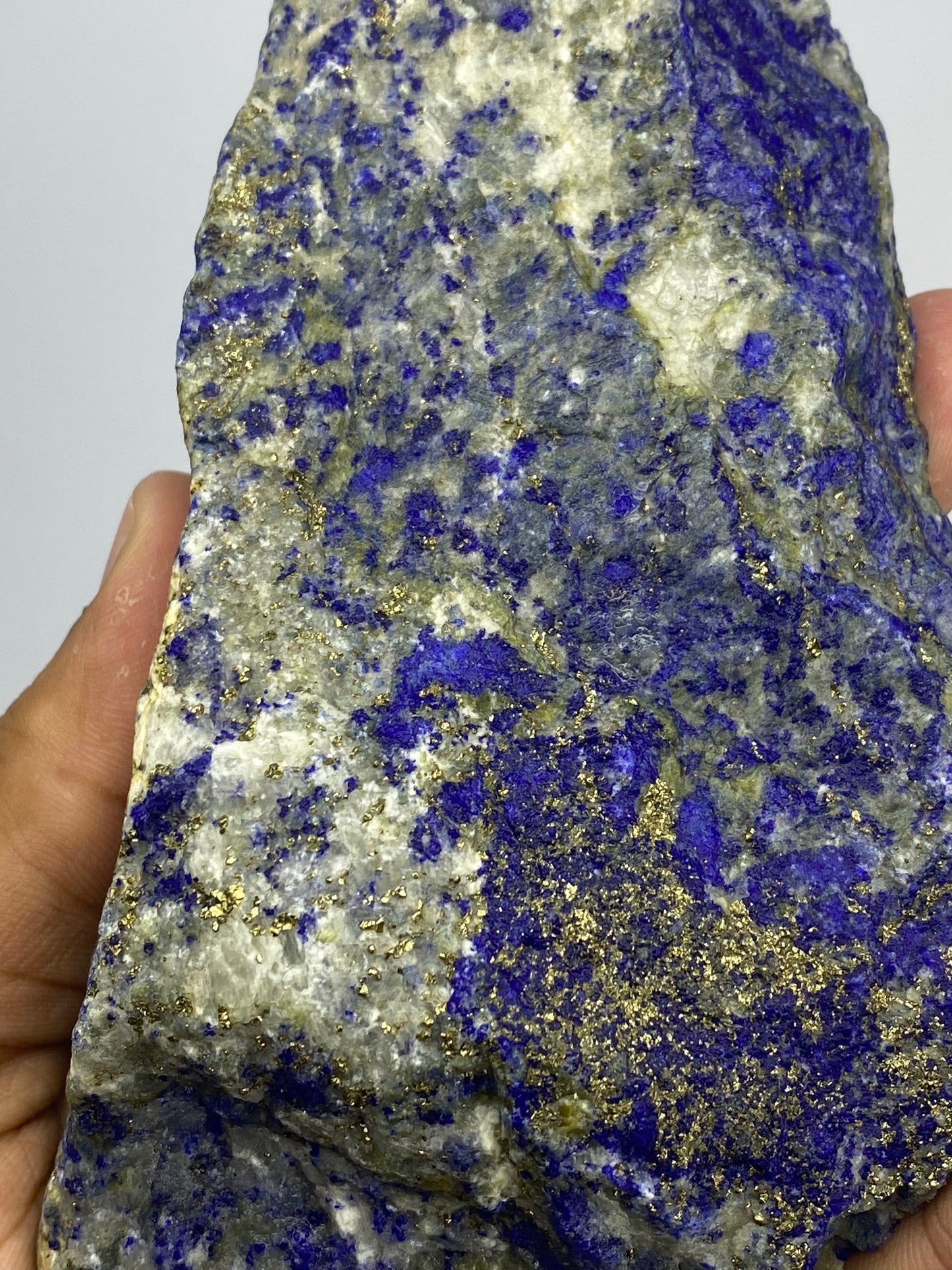 Lapis Lazuli, Lazurite, Afghanistan Minerals, Rough Gemstone, Royal Blue Lapis, Pyrite Inclusions, Lapidary Rough, Cabinet Specimen