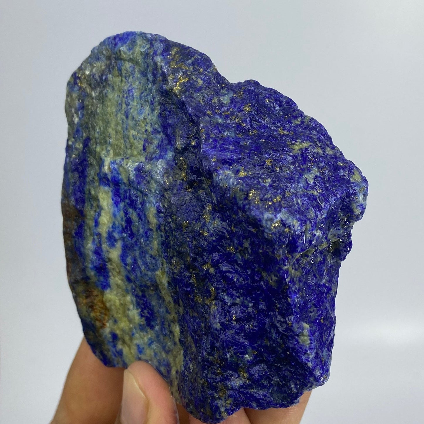 Lapis Lazuli, Lazurite, Afghanistan Minerals, 293g, Rough Gemstone, Royal Blue Lapis, Pyrite Inclusions, Lapidary Rough, Cabinet Specimen
