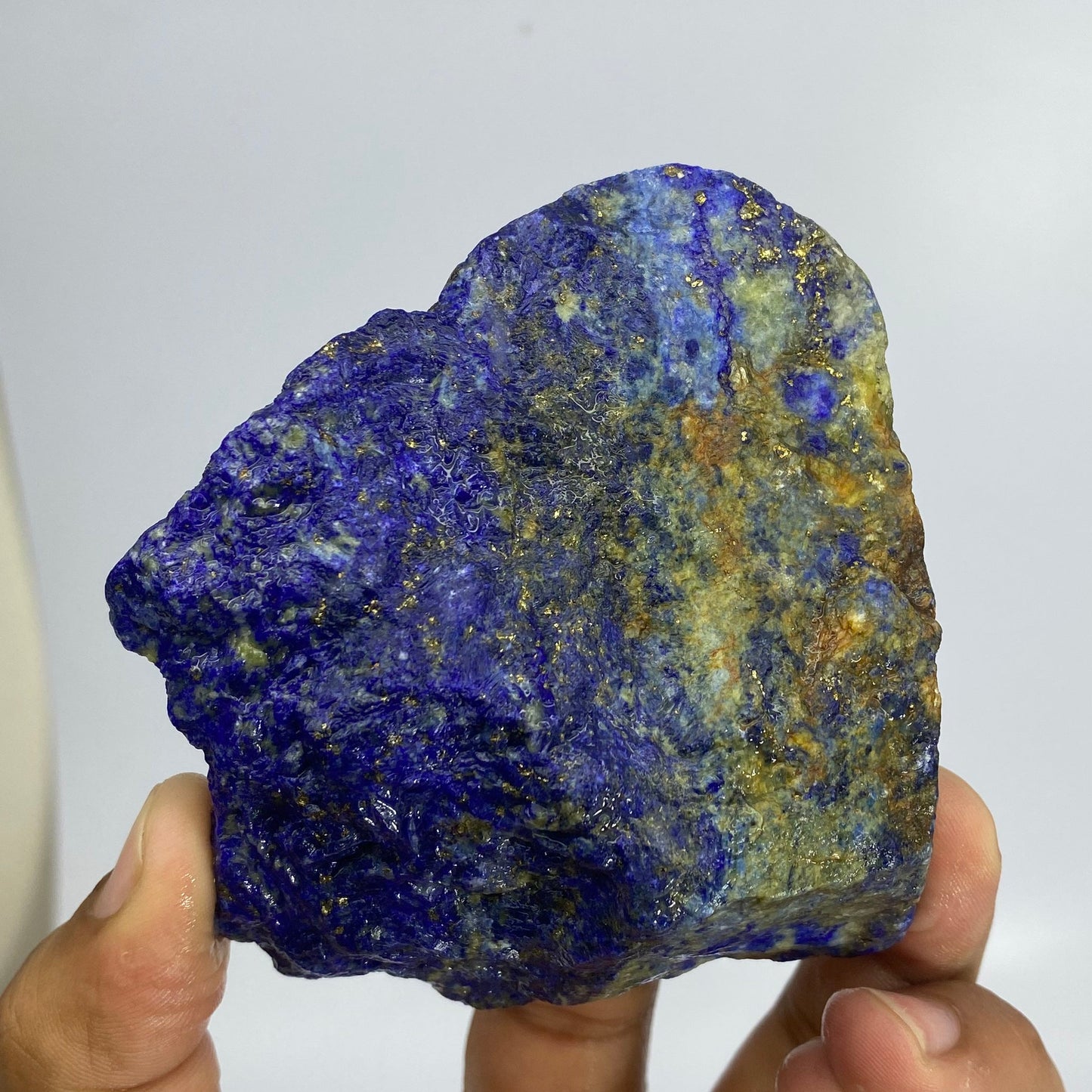 Lapis Lazuli, Lazurite, Afghanistan Minerals, 293g, Rough Gemstone, Royal Blue Lapis, Pyrite Inclusions, Lapidary Rough, Cabinet Specimen