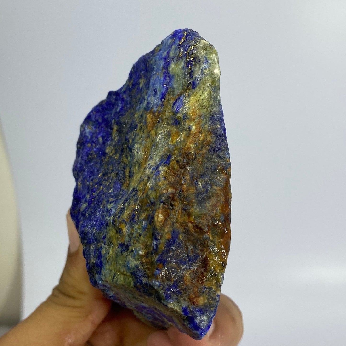 Lapis Lazuli, Lazurite, Afghanistan Minerals, 293g, Rough Gemstone, Royal Blue Lapis, Pyrite Inclusions, Lapidary Rough, Cabinet Specimen