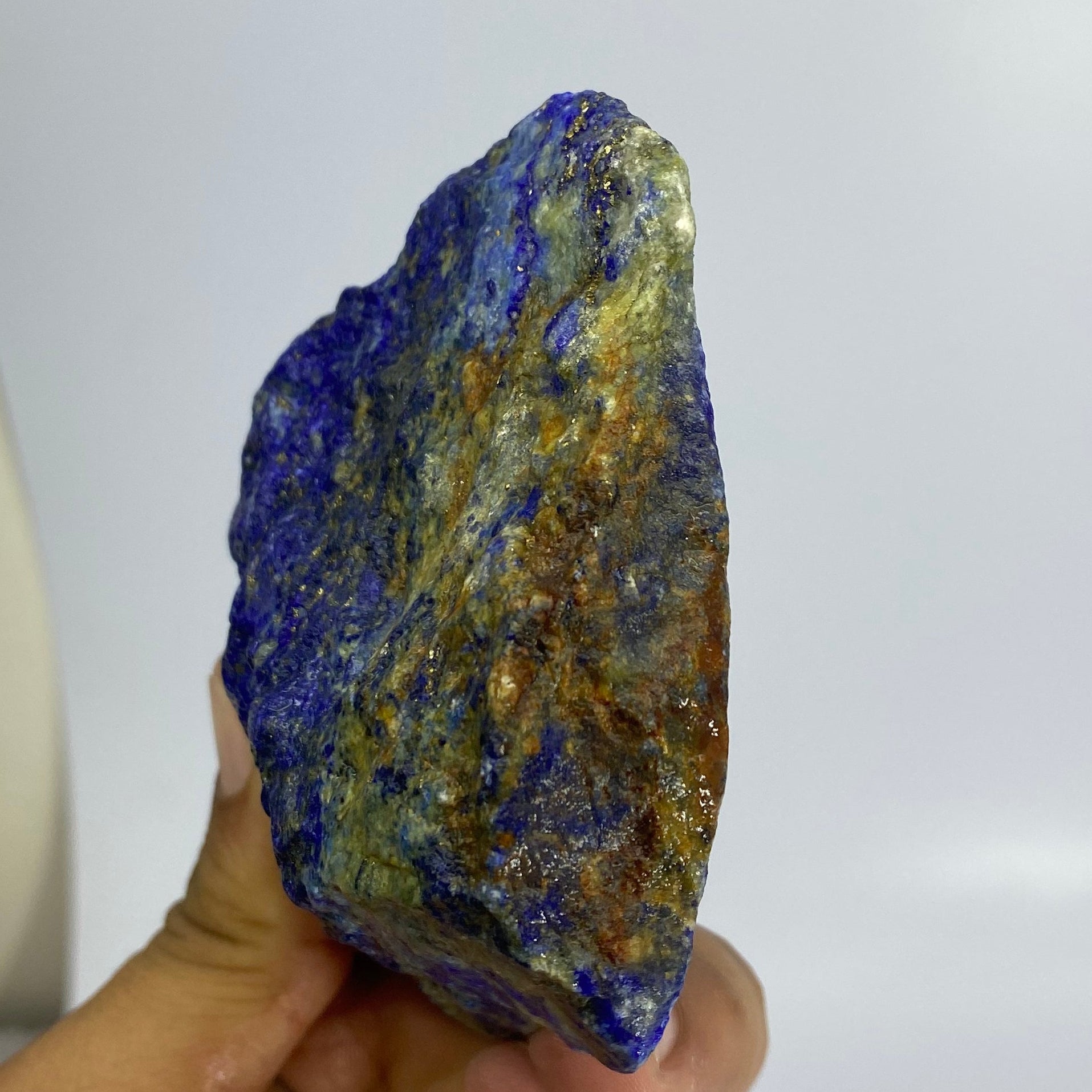 Lapis Lazuli, Lazurite, Afghanistan Minerals, 293g, Rough Gemstone, Royal Blue Lapis, Pyrite Inclusions, Lapidary Rough, Cabinet Specimen