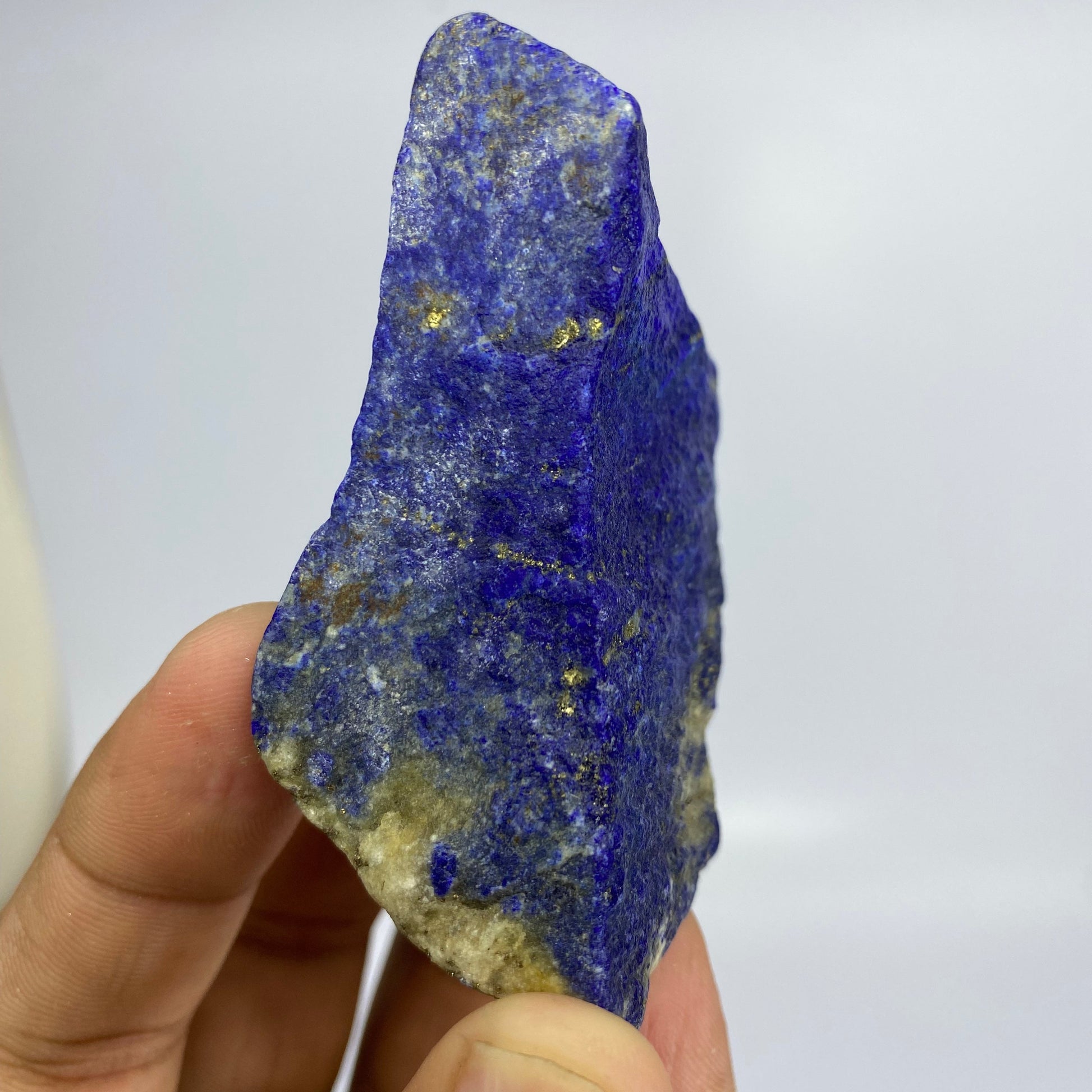 Lapis Lazuli, Lazurite, Afghanistan Minerals, 100g, Rough Gemstone, Royal Blue Lapis, Pyrite Inclusions, Lapidary Rough, Cabinet Specimen