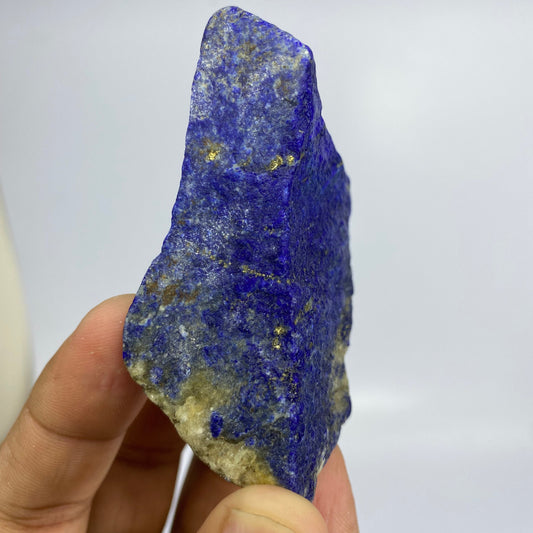 Lapis Lazuli, Lazurite, Afghanistan Minerals, 100g, Rough Gemstone, Royal Blue Lapis, Pyrite Inclusions, Lapidary Rough, Cabinet Specimen