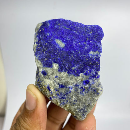 Lapis Lazuli, Lazurite, Afghanistan Minerals, 149g, Rough Gemstone, Royal Blue Lapis, Pyrite Inclusions, Lapidary Rough, Cabinet Specimen