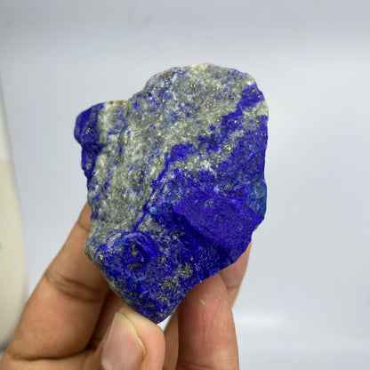 Lapis Lazuli, Lazurite, Afghanistan Minerals, 149g, Rough Gemstone, Royal Blue Lapis, Pyrite Inclusions, Lapidary Rough, Cabinet Specimen