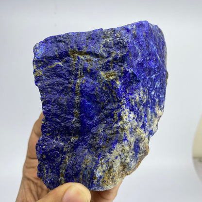 Lapis Lazuli, Lazurite, Afghanistan Minerals, 750g, Rough Gemstone, Royal Blue Lapis, Pyrite Inclusions, Lapidary Rough, Cabinet Specimen
