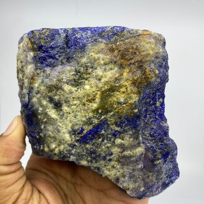 Lapis Lazuli, Lazurite, Afghanistan Minerals, 750g, Rough Gemstone, Royal Blue Lapis, Pyrite Inclusions, Lapidary Rough, Cabinet Specimen