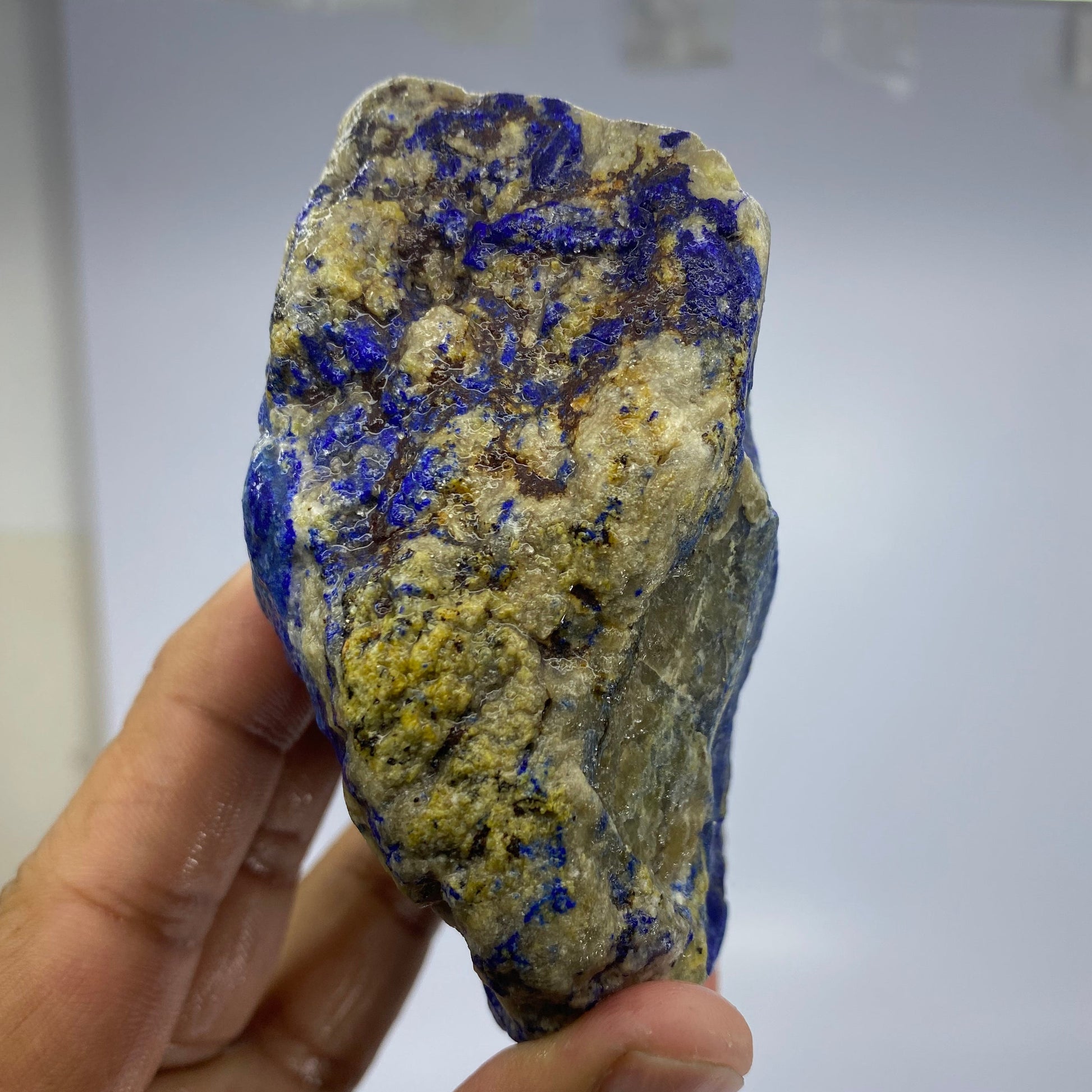 Lapis Lazuli, Lazurite, Afghanistan Minerals, Rough Gemstone, Royal Blue Lapis, Pyrite Inclusions, Lapidary Rough, Cabinet Specimen