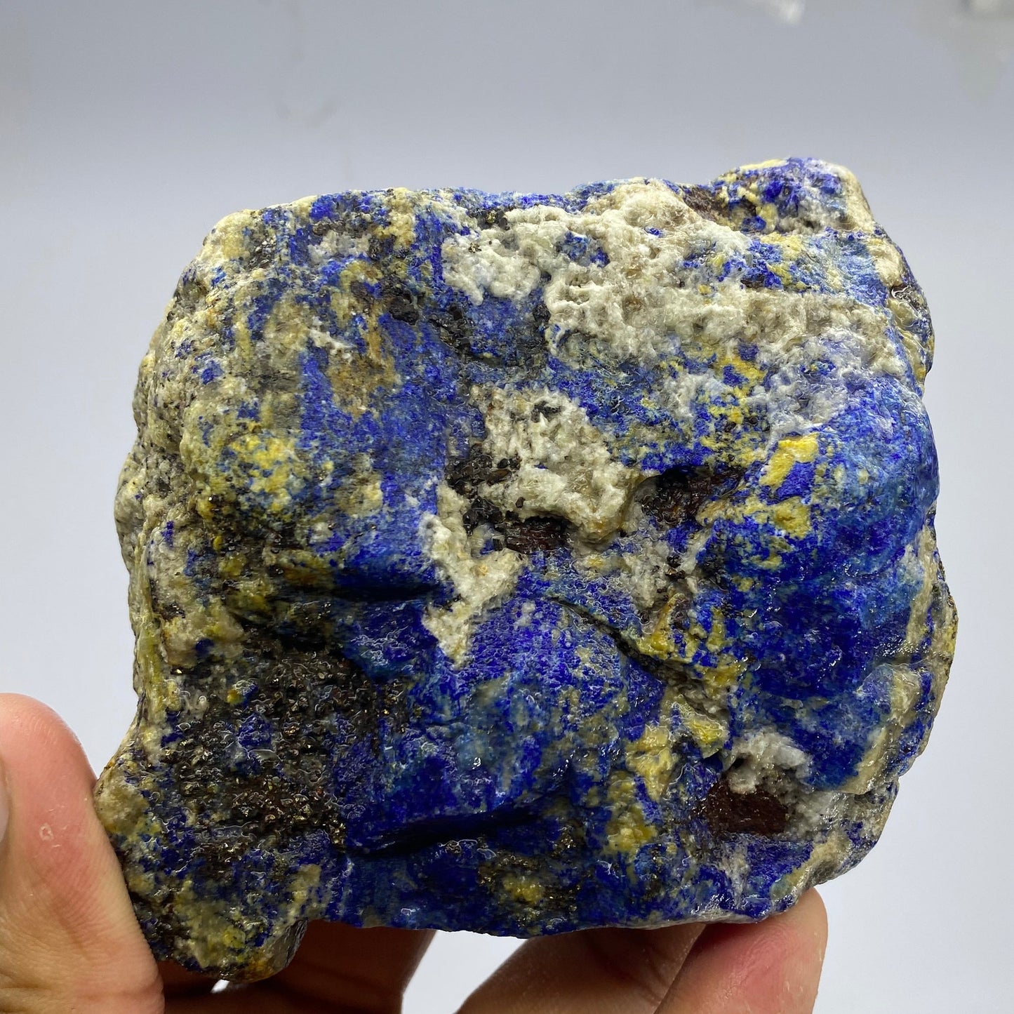 Lapis Lazuli, Lazurite, Afghanistan Minerals, Rough Gemstone, Royal Blue Lapis, Pyrite Inclusions, Lapidary Rough, Cabinet Specimen