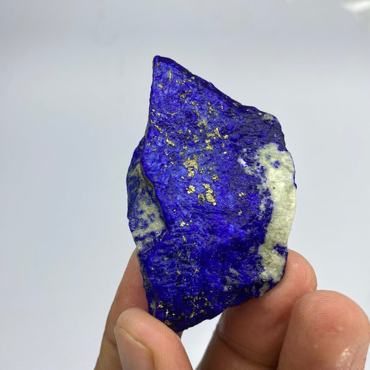 Lapis Lazuli, Lazurite, Afghanistan Minerals, 42g, Rough Gemstone, Royal Blue Lapis, Pyrite Inclusions, Lapidary Rough, Cabinet Specimen