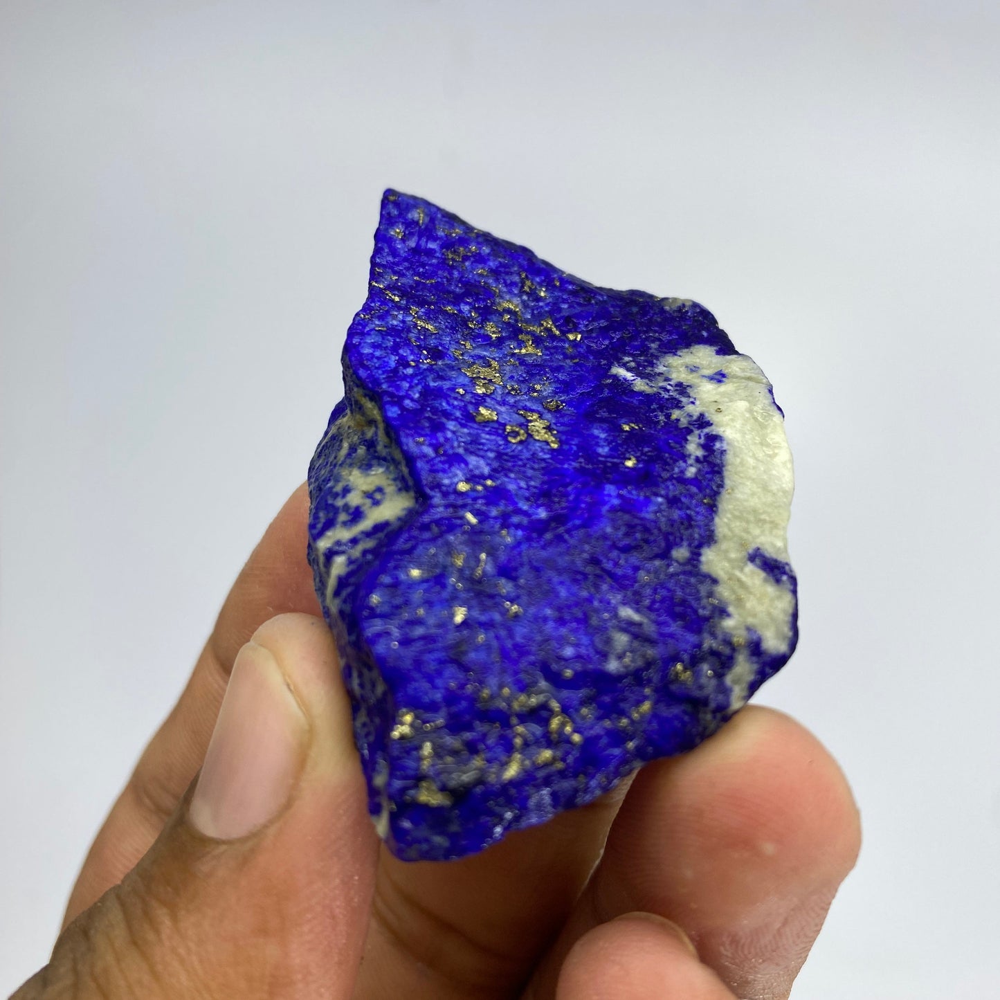 Lapis Lazuli, Lazurite, Afghanistan Minerals, 42g, Rough Gemstone, Royal Blue Lapis, Pyrite Inclusions, Lapidary Rough, Cabinet Specimen