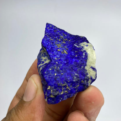 Lapis Lazuli, Lazurite, Afghanistan Minerals, 42g, Rough Gemstone, Royal Blue Lapis, Pyrite Inclusions, Lapidary Rough, Cabinet Specimen