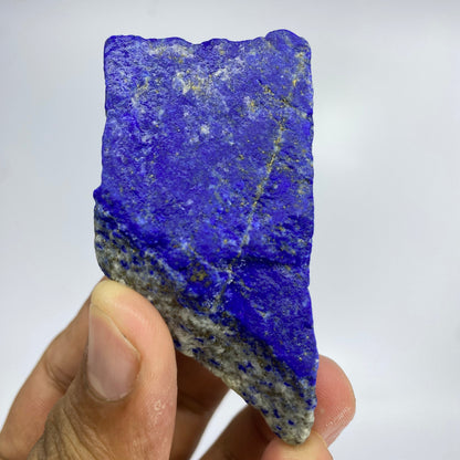 Lapis Lazuli, Lazurite, Afghanistan Minerals, 94.8g, Rough Gemstone, Royal Blue Lapis, Pyrite Inclusions, Lapidary Rough, Cabinet Specimen