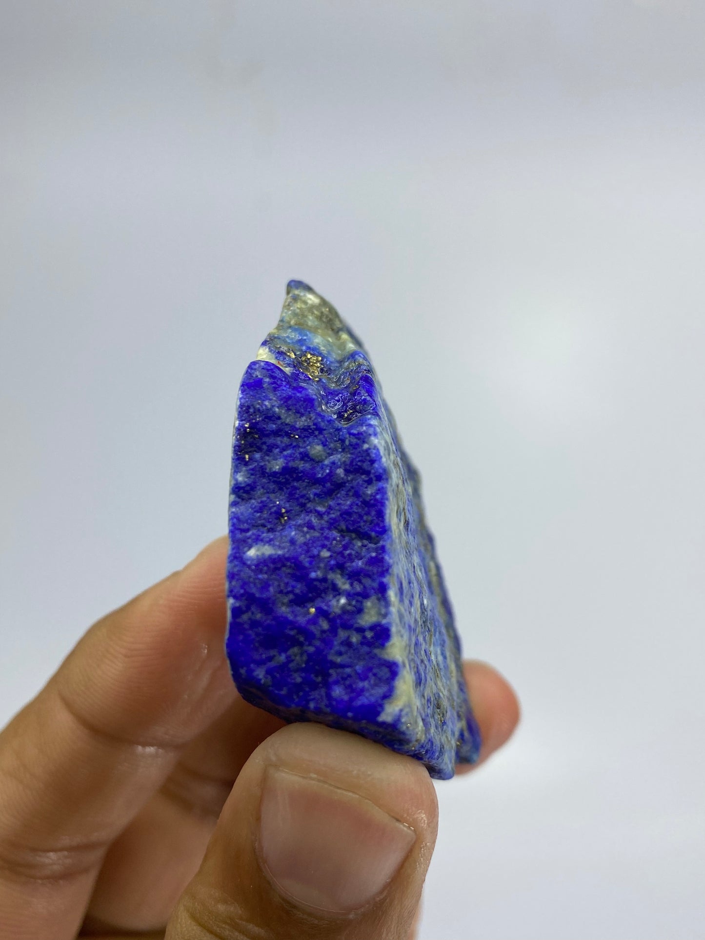Lapis Lazuli, Lazurite, Afghanistan Minerals, 81g, Rough Gemstone, Royal Blue Lapis, Pyrite Inclusions, Lapidary Rough, Cabinet Specimen