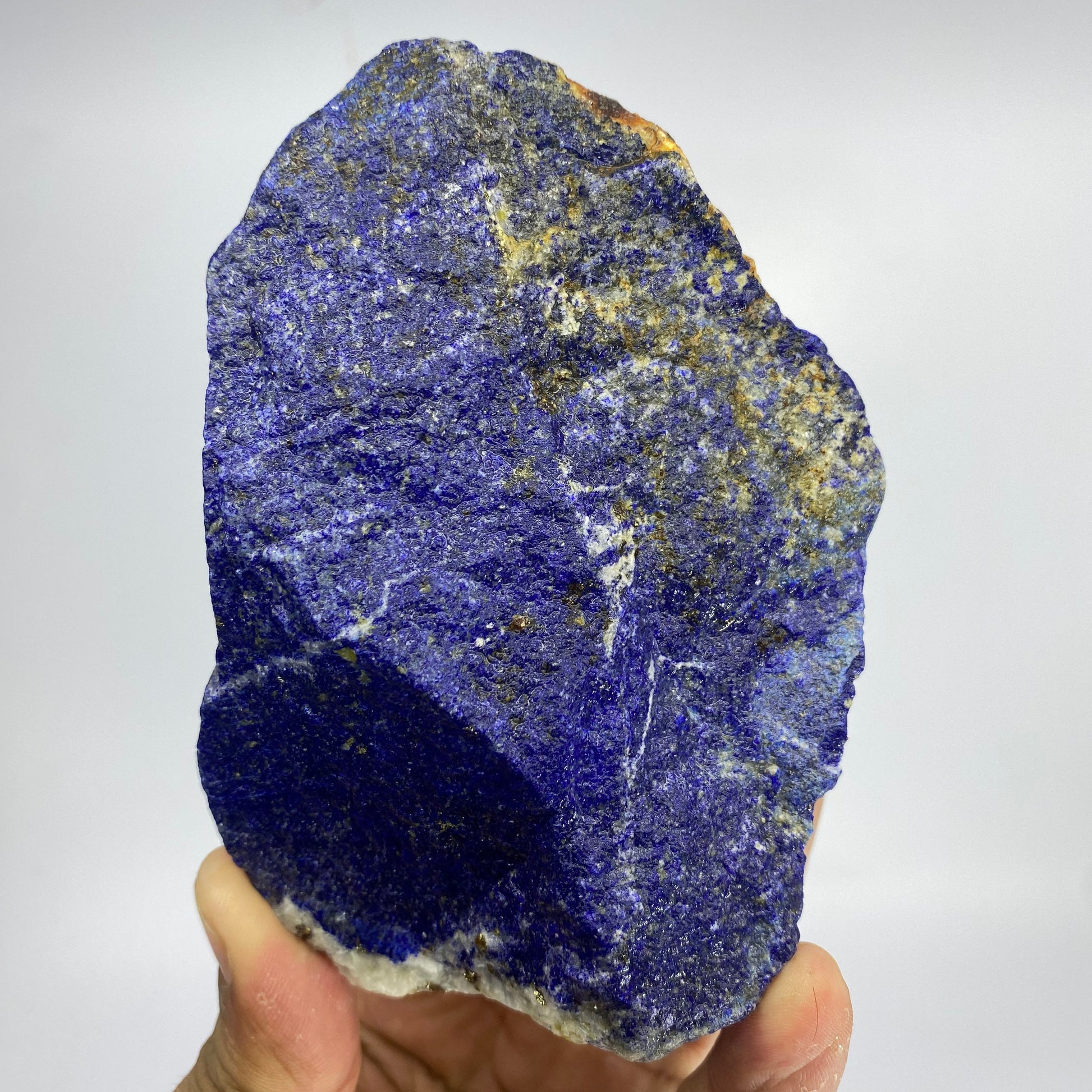 Lapis Lazuli, Lazurite, Afghanistan Minerals, 81g, Rough Gemstone, Royal Blue Lapis, Pyrite Inclusions, Lapidary Rough, Cabinet Specimen