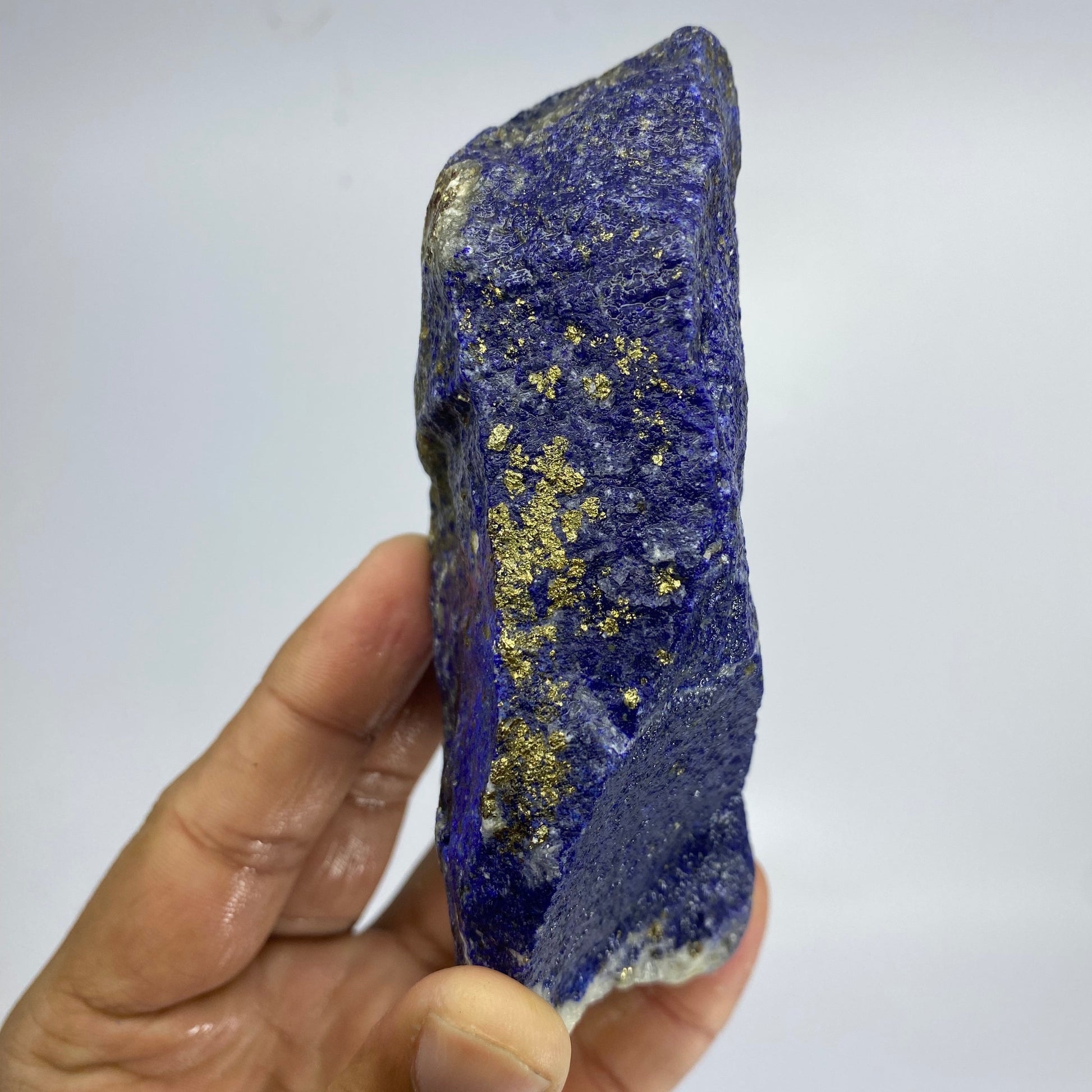 Lapis Lazuli, Lazurite, Afghanistan Minerals, 81g, Rough Gemstone, Royal Blue Lapis, Pyrite Inclusions, Lapidary Rough, Cabinet Specimen