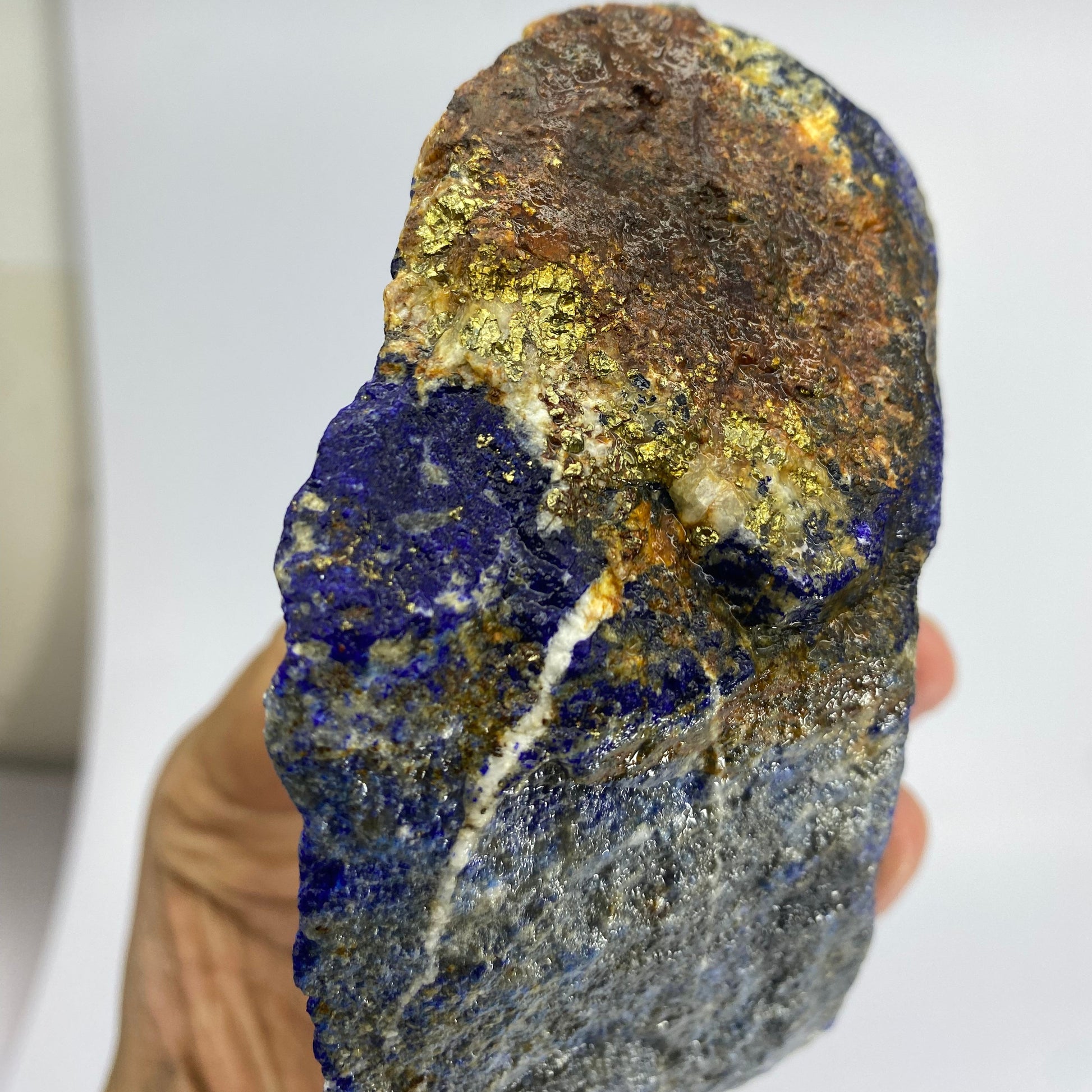Lapis Lazuli, Lazurite, Afghanistan Minerals, 81g, Rough Gemstone, Royal Blue Lapis, Pyrite Inclusions, Lapidary Rough, Cabinet Specimen