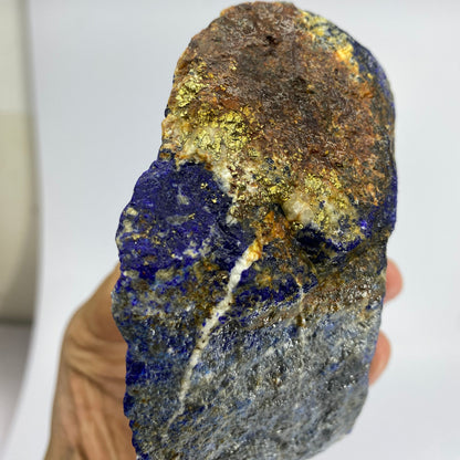 Lapis Lazuli, Lazurite, Afghanistan Minerals, 81g, Rough Gemstone, Royal Blue Lapis, Pyrite Inclusions, Lapidary Rough, Cabinet Specimen