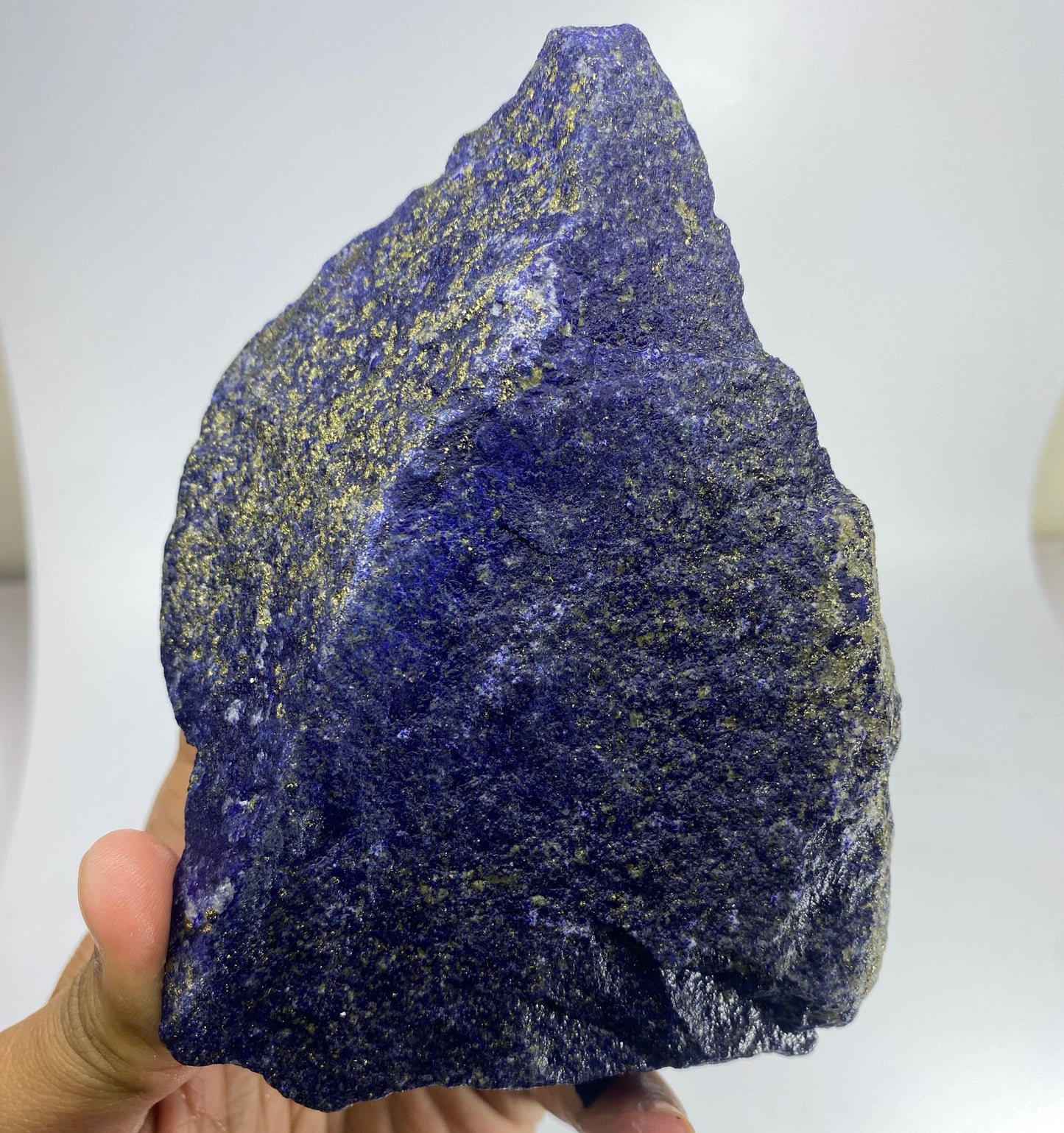 Lapis Lazuli, Lazurite, Afghanistan Minerals, 600g, Rough Gemstone, Royal Blue Lapis, Pyrite Inclusions, Lapidary Rough, Cabinet Specimen