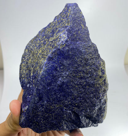 Lapis Lazuli, Lazurite, Afghanistan Minerals, 600g, Rough Gemstone, Royal Blue Lapis, Pyrite Inclusions, Lapidary Rough, Cabinet Specimen