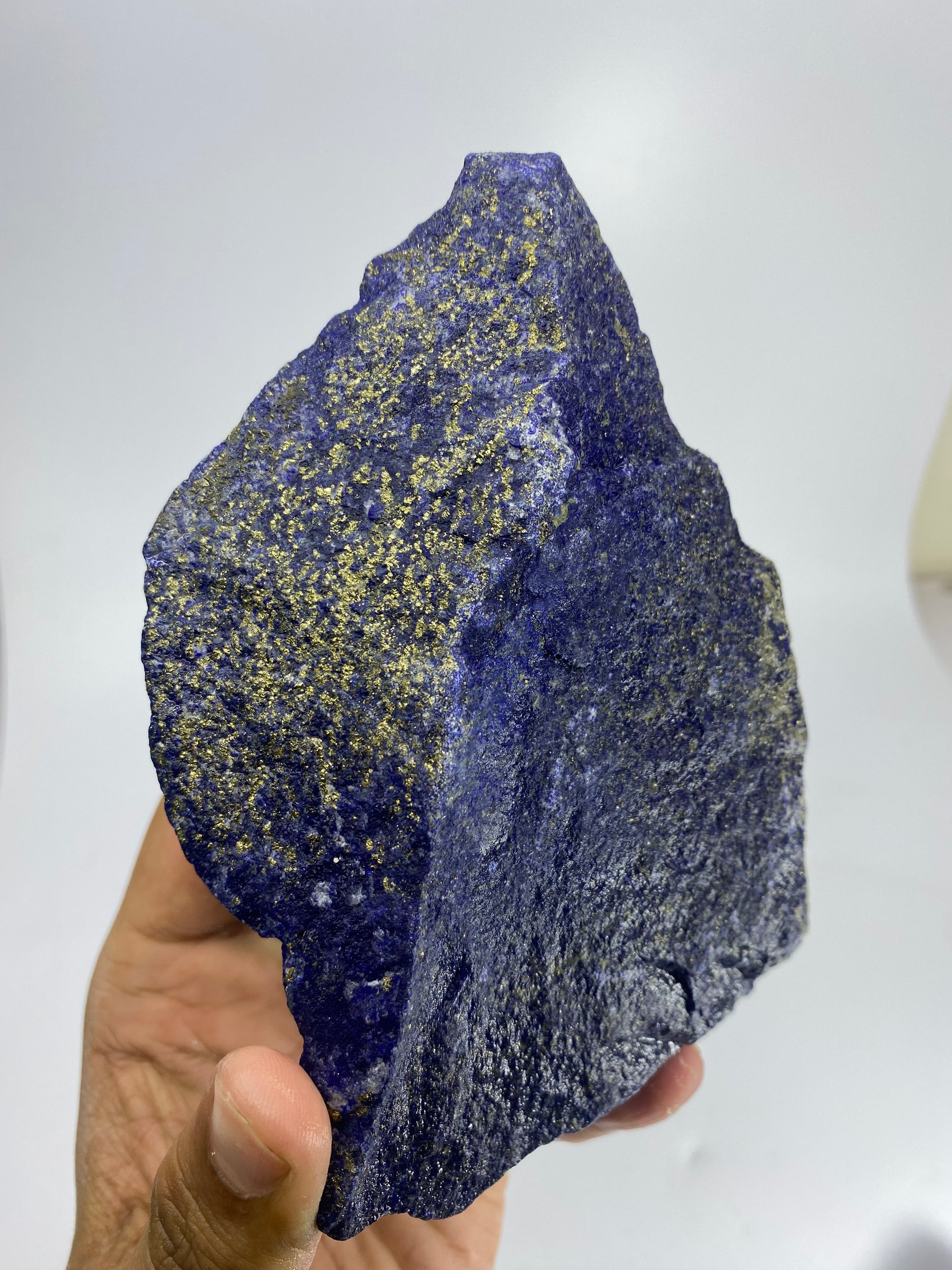 Lapis Lazuli, Lazurite, Afghanistan Minerals, , Rough Gemstone, Royal Blue Lapis, Pyrite Inclusions, Lapidary Rough, Cabinet Specimen