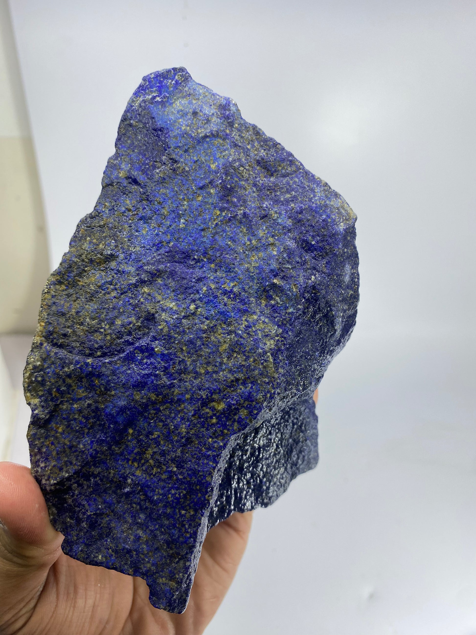 Lapis Lazuli, Lazurite, Afghanistan Minerals, , Rough Gemstone, Royal Blue Lapis, Pyrite Inclusions, Lapidary Rough, Cabinet Specimen