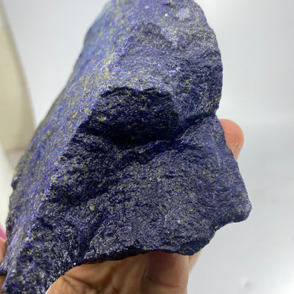 Lapis Lazuli, Lazurite, Afghanistan Minerals, , Rough Gemstone, Royal Blue Lapis, Pyrite Inclusions, Lapidary Rough, Cabinet Specimen