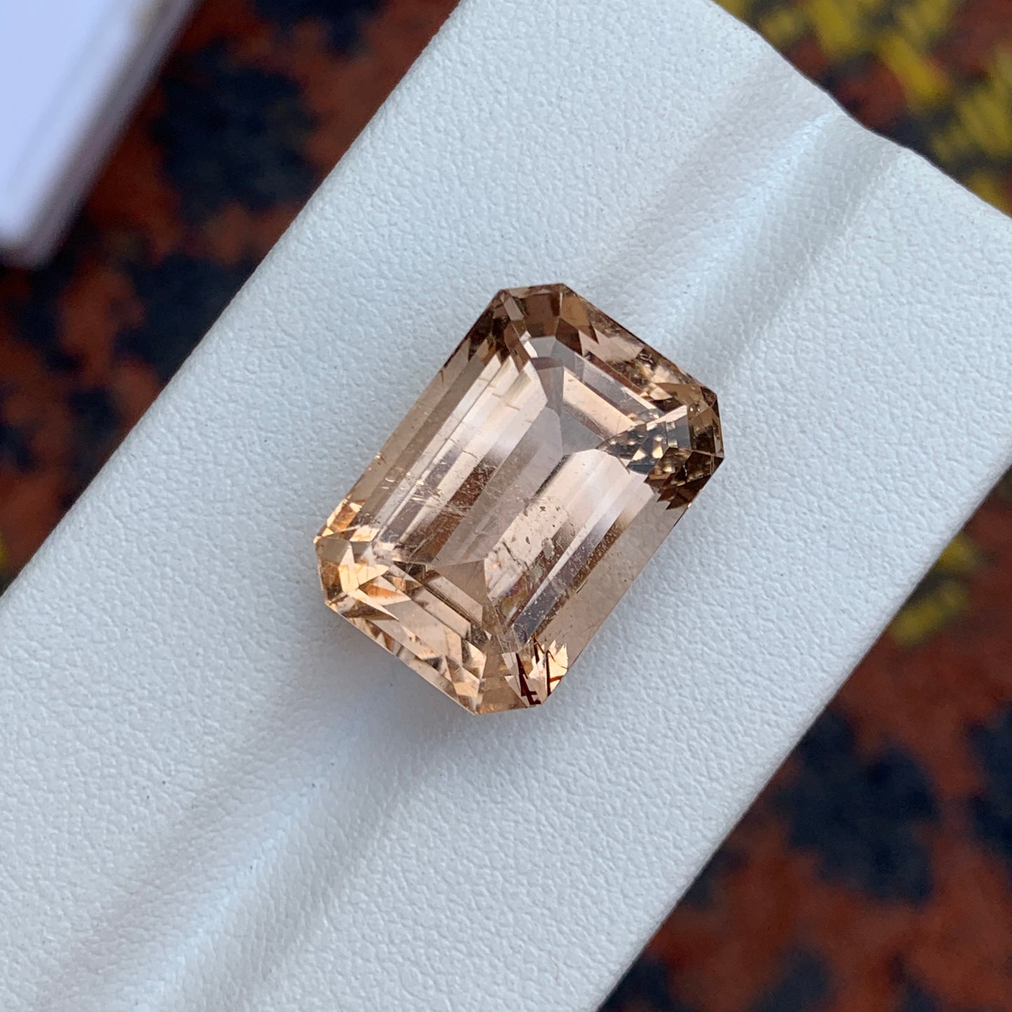 Imperial Topaz, 24.5 Carat, Golden Topaz, Orange Topaz, Faceted Gemstone, Loose Topaz, Katlang Mine, Pakistan Gemstone, Rare Topaz, Fine Jewelry Gem, Investment Gemstone, Large Gemstone